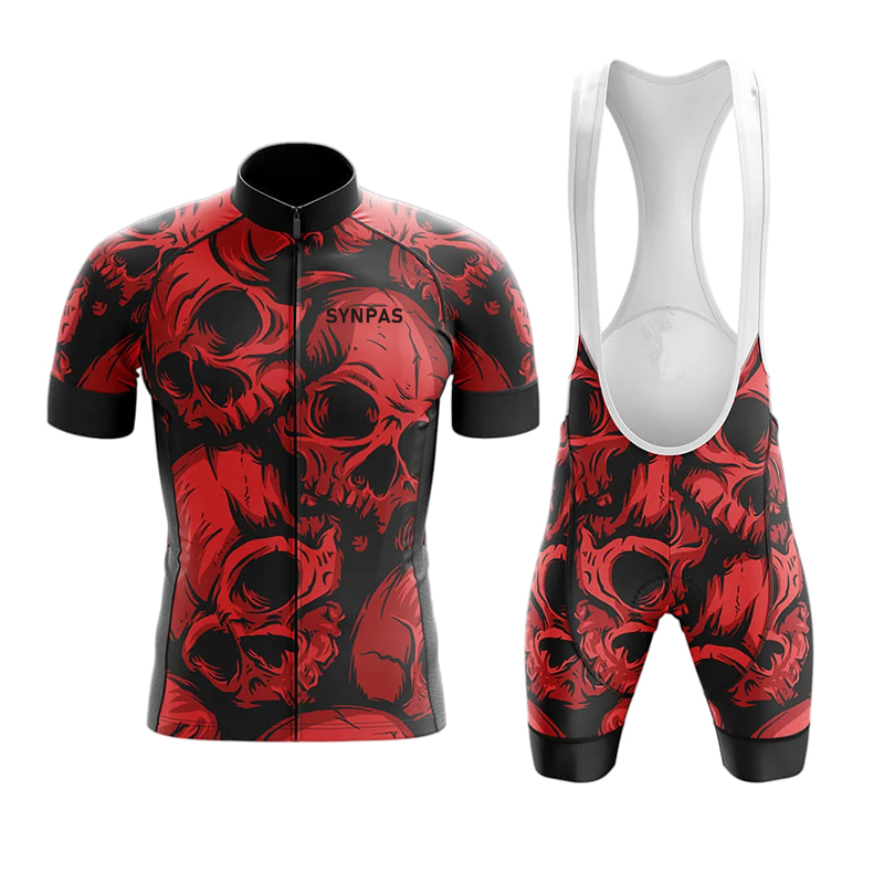 Cycling Commuter Trousers - SYNPAS Radtrikot, Radtrikot-Set für Herren, Sommer-Rennrad-Team-Radsportanzug,