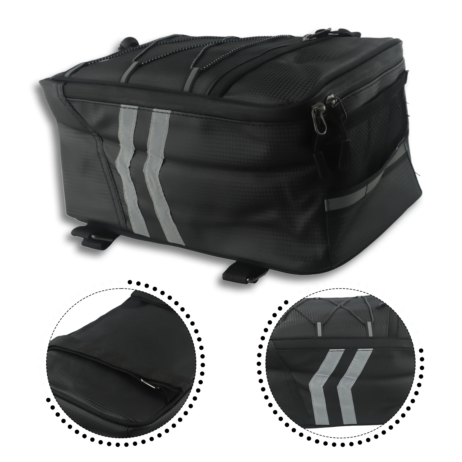 Panniers Waterproof Rear - Motorrad 8L Heckträgertasche PU PE Wasserdichte