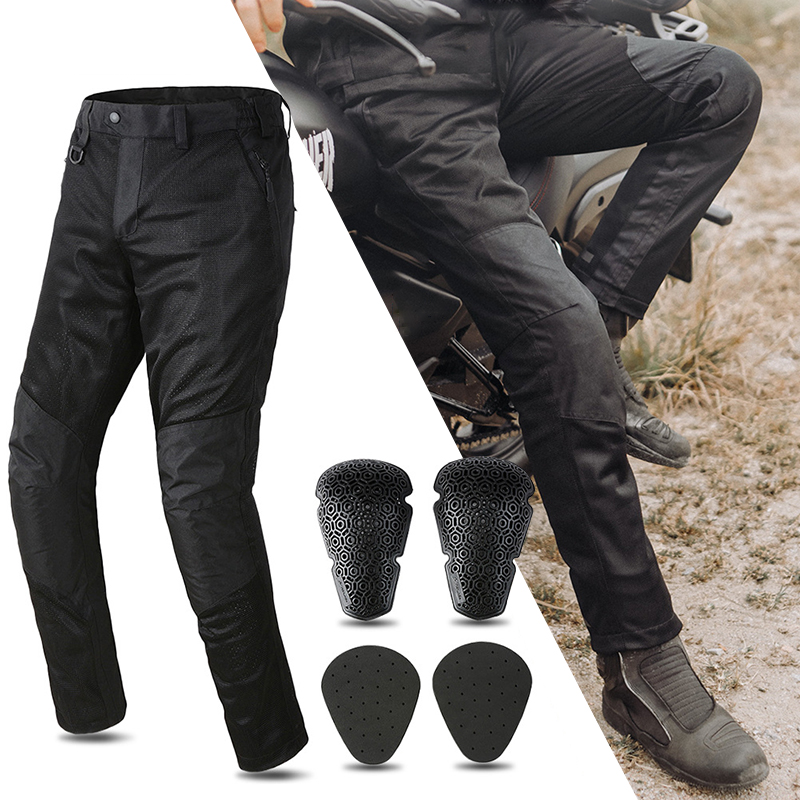 Cycling Commuter Trousers - Sommer Mesh Motorrad Hosen Männer Off-road