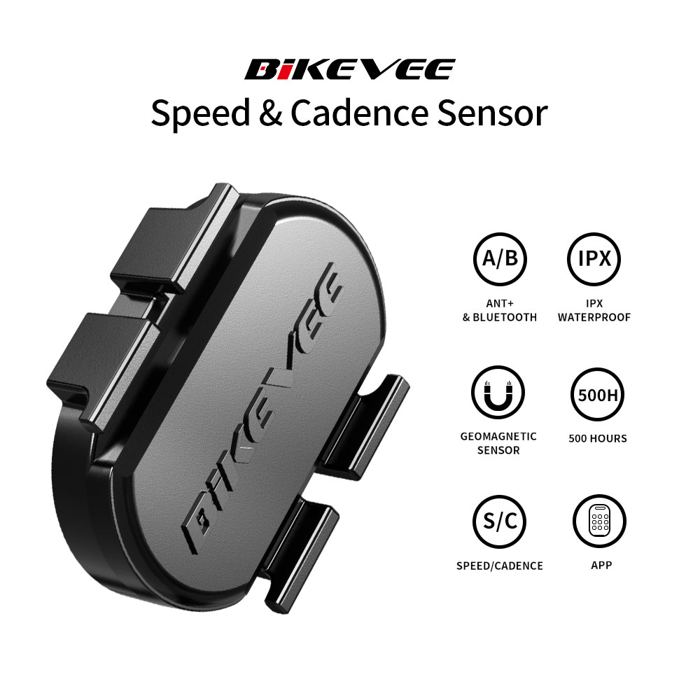 Commuter Cycling - Bikevee Universeller Trittfrequenz- und Geschwindigkeitssensor für