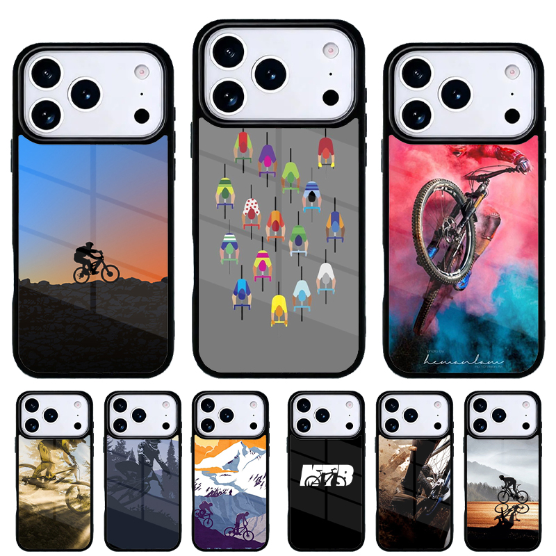 Cycling Quote - Mountainbike-Fahrrad-Soft-Handyhülle für iPhone 17 Air 16e