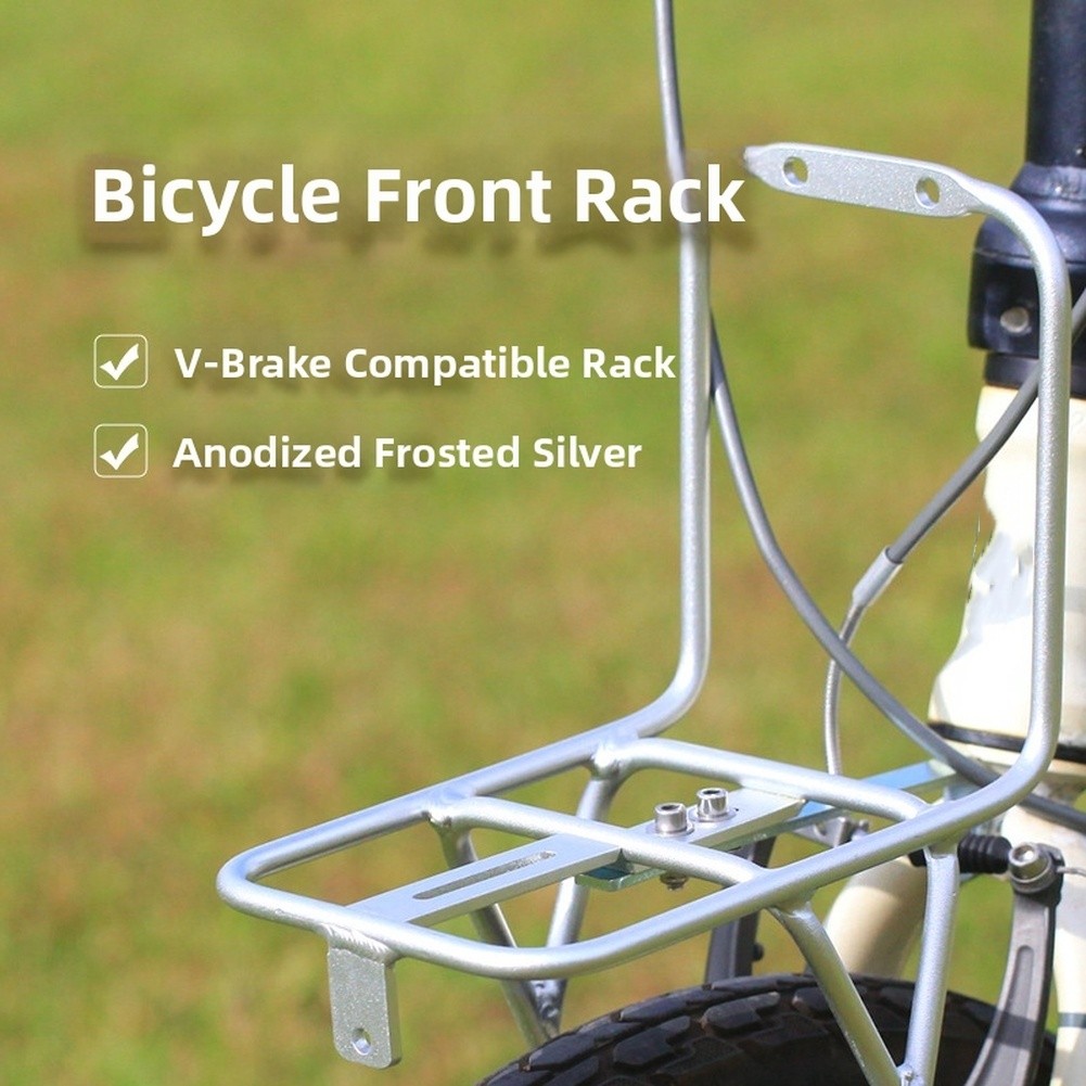 Cargo Rack Aluminum - Aluminiumlegierung Frontkorb-Gepäckträger 20 Zoll Faltbares Mountainbike