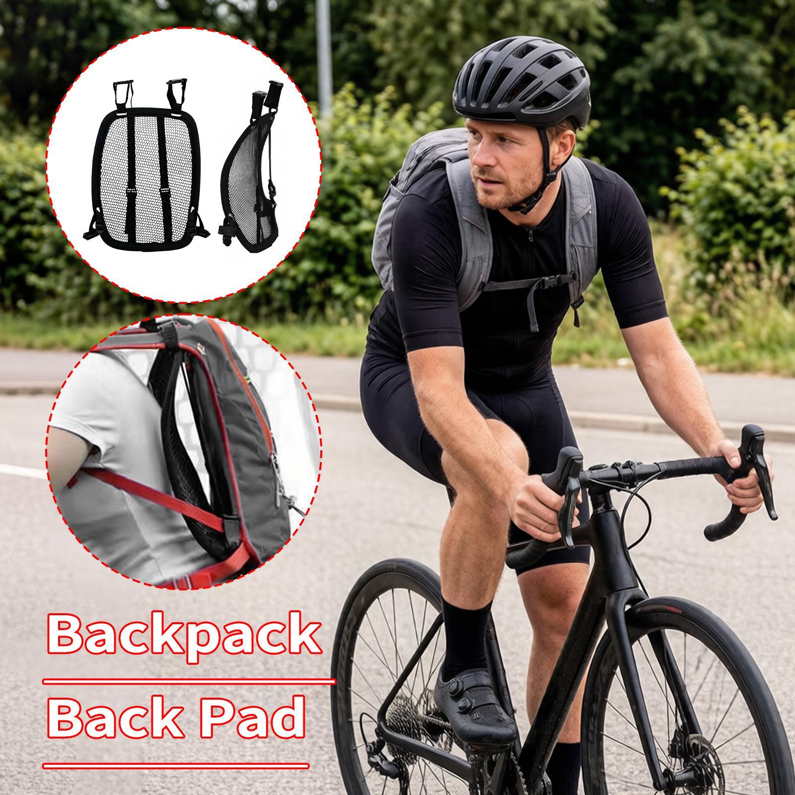 Cycling Commuter Backpack - Universeller Rucksack-Luftstrom-Abstandshalter, Rucksack-Abstandshalter-Rahmen, atmungsaktives, verstellbares Netz