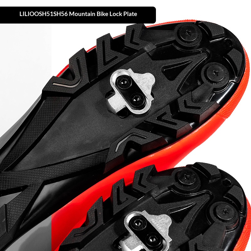 Cycling Commuter Shoes - Mountainbike-Klammerplatten für SH51 SH56, Edelstahl-Klickplatten, leichte,