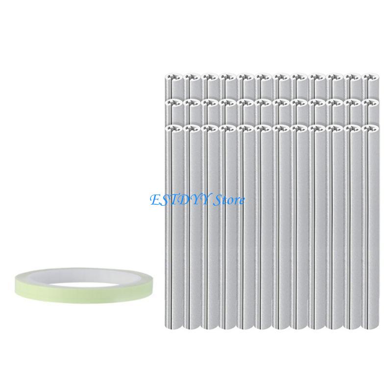 Spoke Reflector Set - G6DE 36 Stück reflektierende Fahrrad-Warnstreifen für