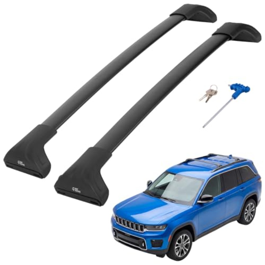 Cargo Rack Aluminum - Dachträger-Querträger und WL 300LBS Abschließbare Diebstahlsichere
