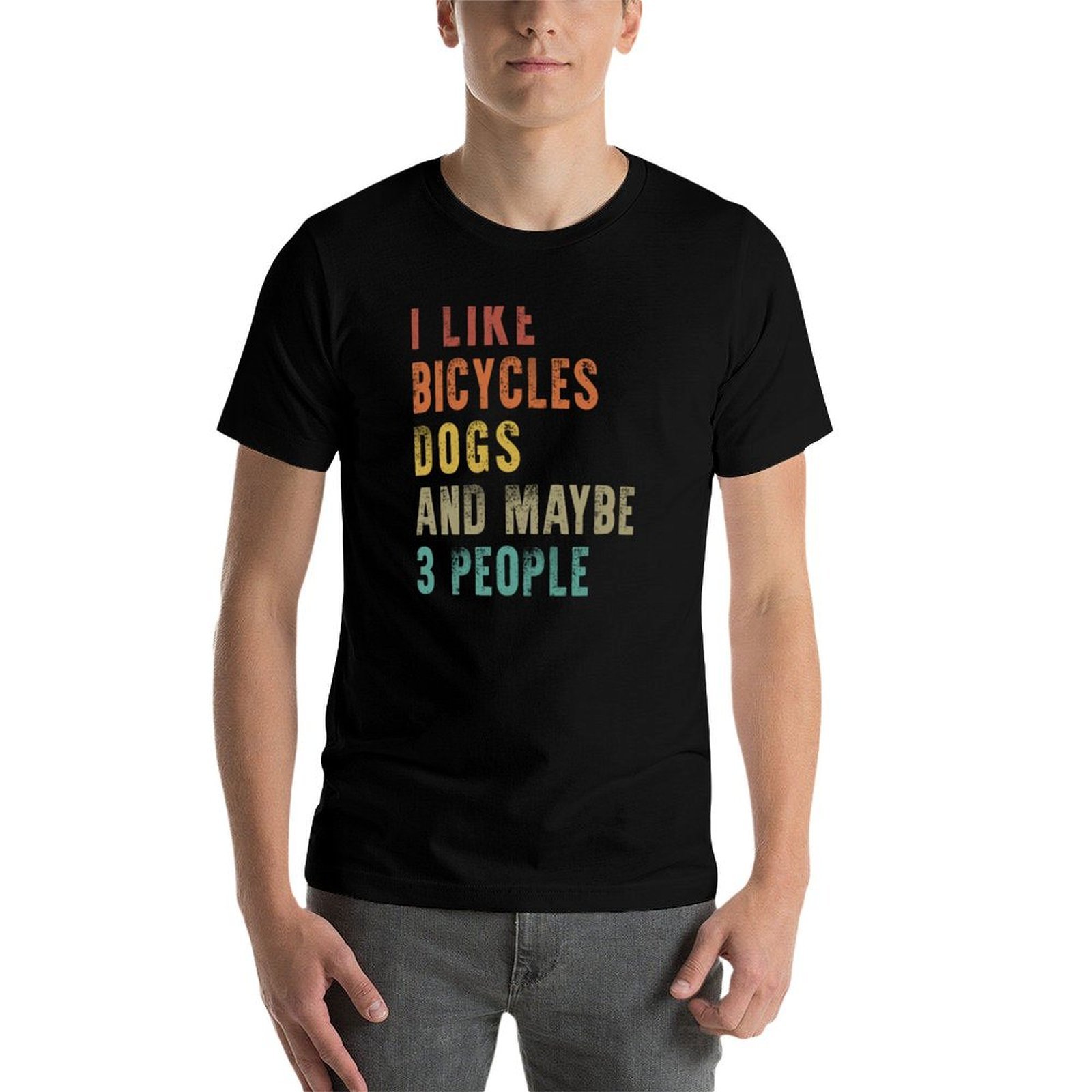 Ich mag Fahrräder und Hunde, l – Cycling Quote Bewertung und Preis