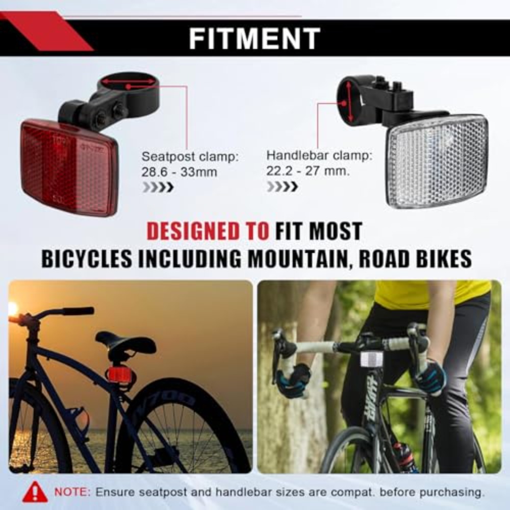 8-teiliges Fahrrad-Reflektor-S – Spoke Reflector Set Bewertung und Preis