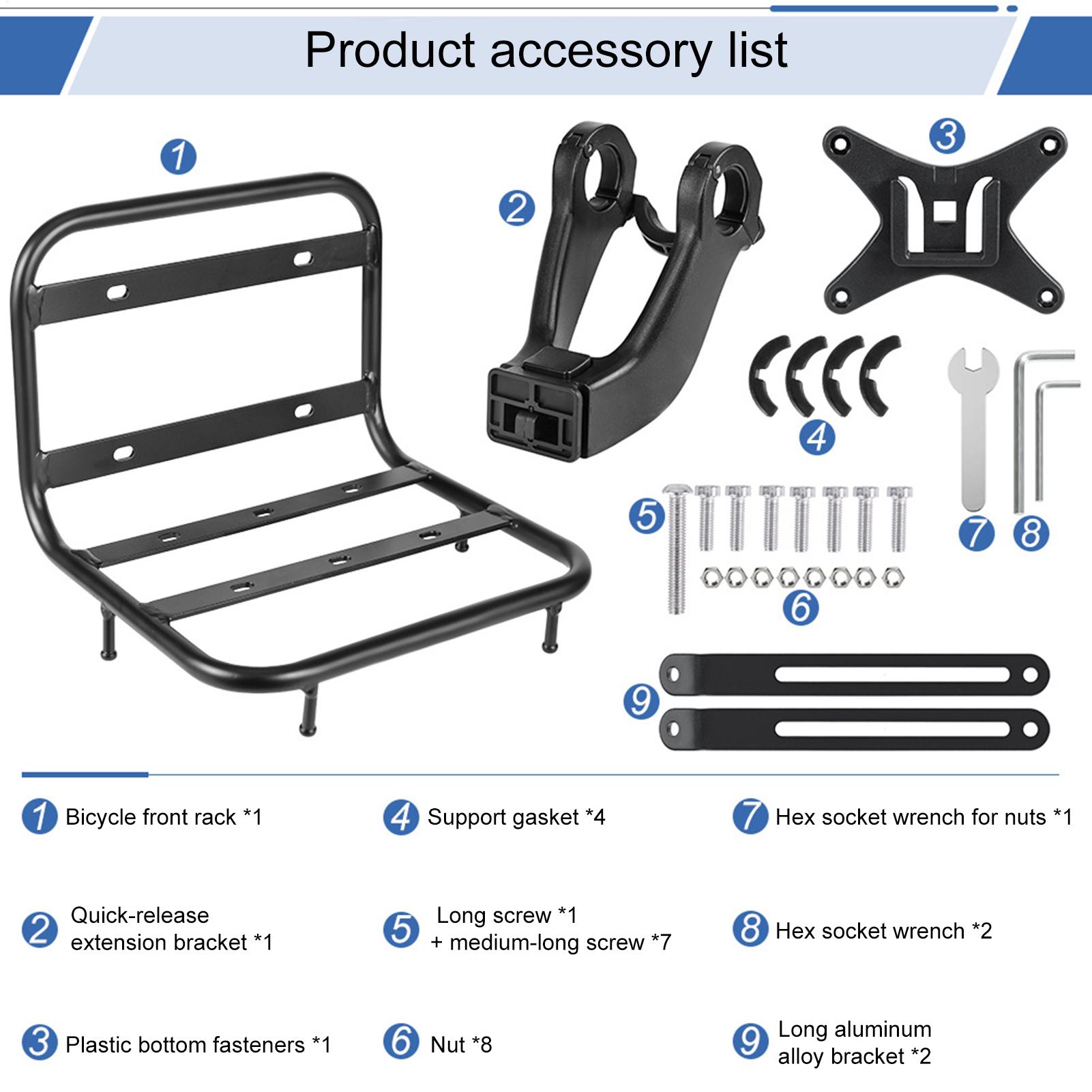 Vorne Fahrrad Rack Quick Relea – Cargo Rack Aluminum Bewertung und Preis