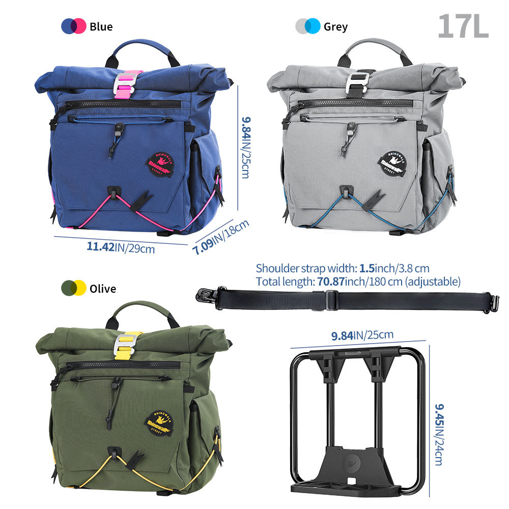 Rhinowalk Fahrrad-Lenkertasche – Cycling Commute Backpack Bewertung und Preis
