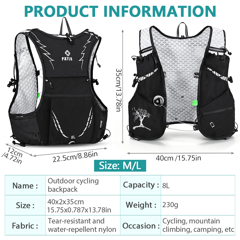 2026 Neuer 8L Outdoor Trailrun – Cycling Commuter Backpack Bewertung und Preis