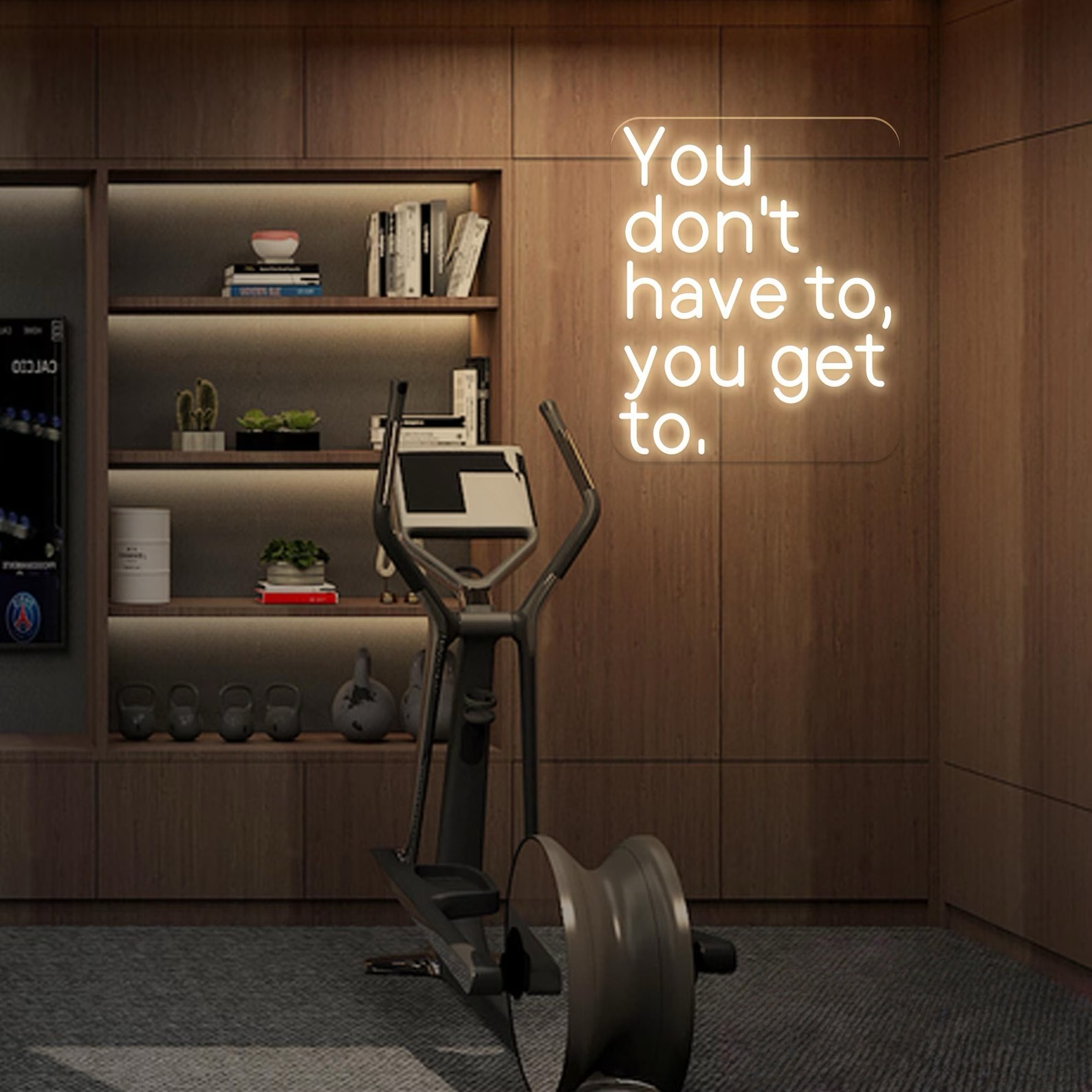 Neonschild „You Don't Have To  – Cycling Quote Bewertung und Preis