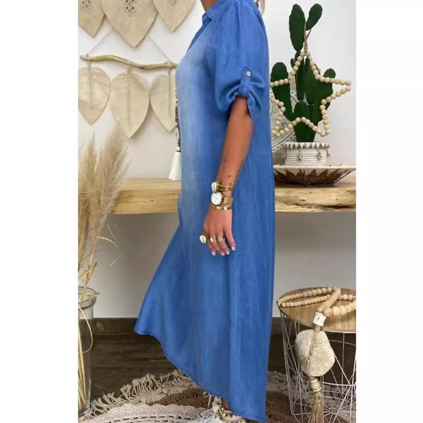 Lockeres Damen-Jeanskleid, gew – Cycling Commute Outfit Bewertung und Preis