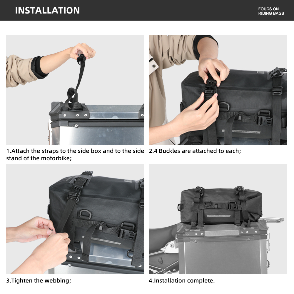 Rhino walk Motorrad Box Top Pa – Panniers Waterproof Rear Bewertung und Preis