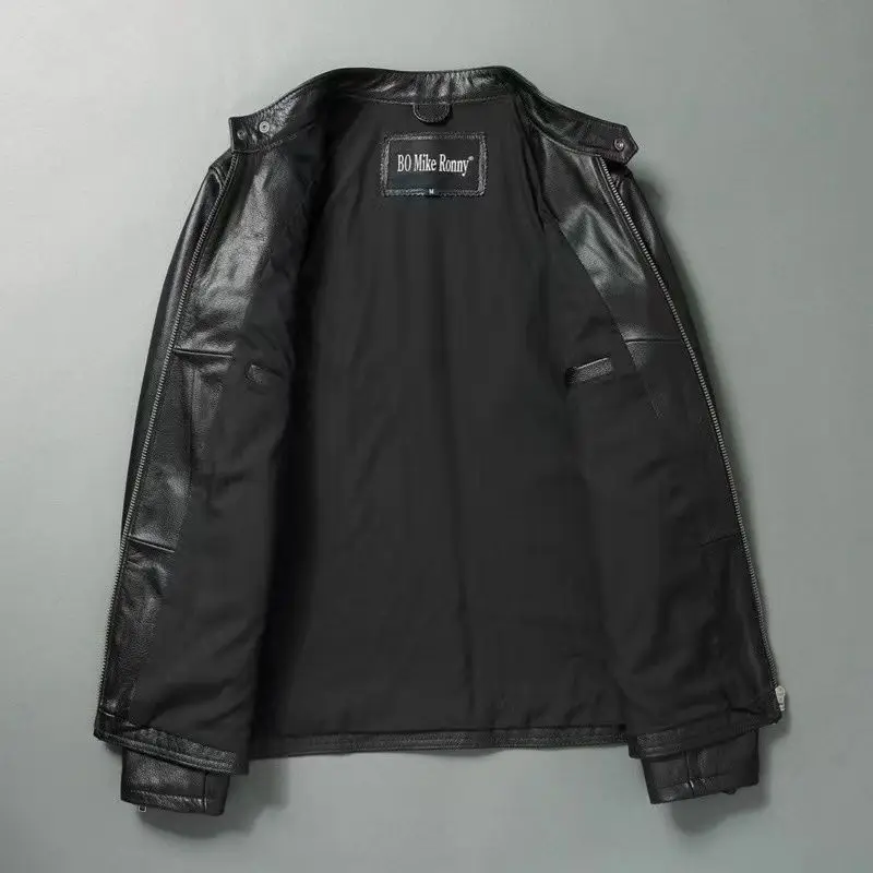 Echt lederjacke Männer 100% Ri – Cycling Commuter Jacket Bewertung und Preis