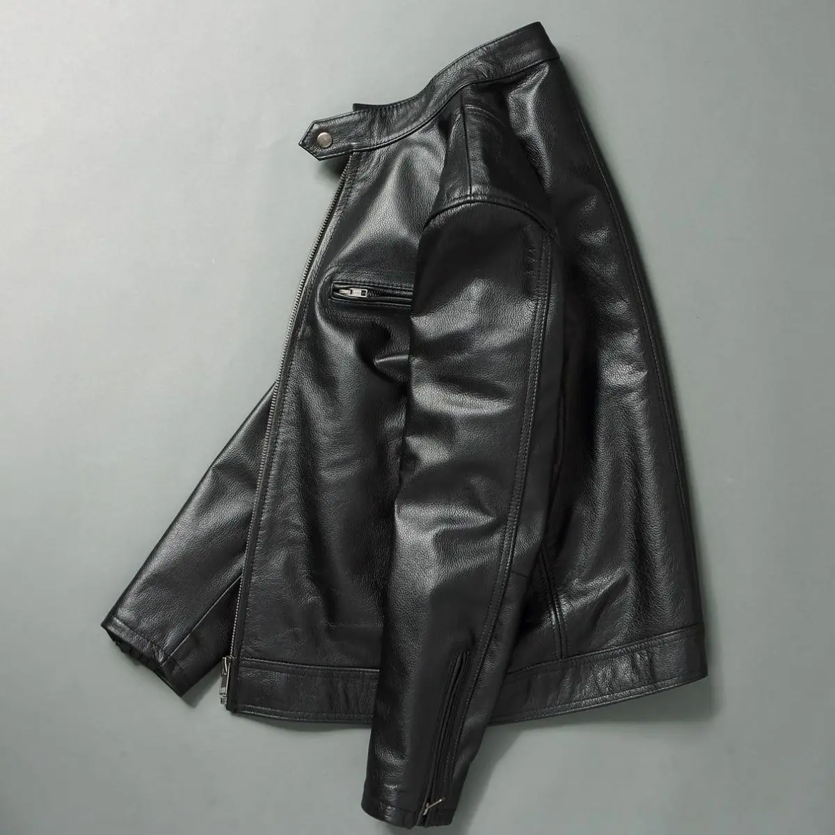 Echt lederjacke Männer 100% Ri – Cycling Commuter Jacket Bewertung und Preis