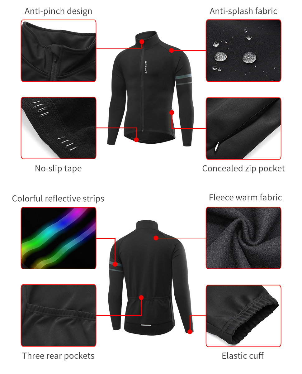 WOSAWE Herren Thermo-Winter-Fa – Cycling Commuter Jacket Bewertung und Preis